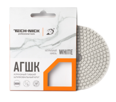 Алмазный Гибкий Шлифовальный Круг WHITE TECH-NICK D100/№3000